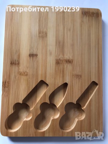 дъска за сирена с комплект ножове марка ERNESTO - НОВО, снимка 5 - Прибори за хранене, готвене и сервиране - 40106015