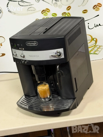 Кафемашина кафе автомат delonghi magnifica с гаранция, снимка 6 - Кафемашини - 53001875
