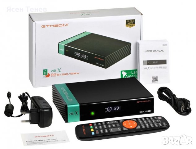 GTMEDIA V8X - Сателитен приемник с IPTV и карточетец, снимка 5 - Приемници и антени - 39516049