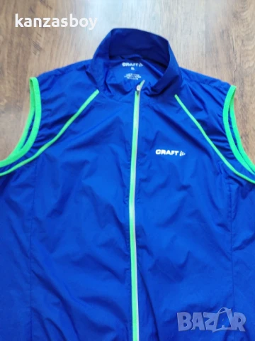 Craft Active Run Vest - мъжки елек-ветровка ХЛ , снимка 5 - Спортни дрехи, екипи - 51171719