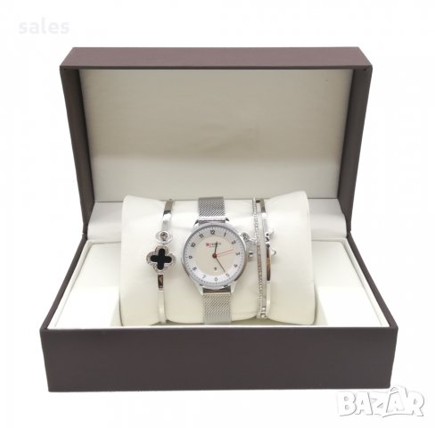Стилен дамски часовник + 2бр. красиви гривни - Модел ТМ-282, снимка 1 - Дамски - 27765685