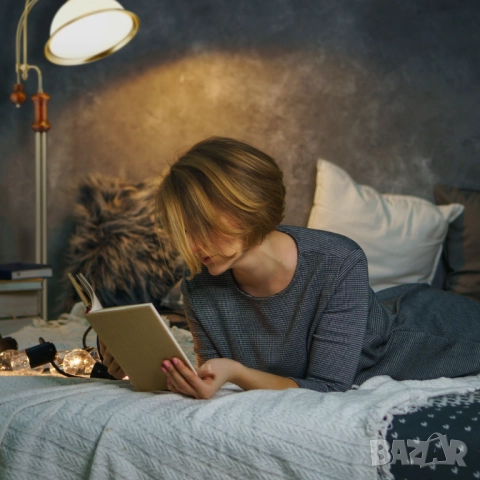 Стояща Лампа със Стъклен Абажур 166см Relaxdays GmbH Art. 10018993 за Хол, Спалня, E27 40W!, снимка 4 - Настолни лампи - 52132491