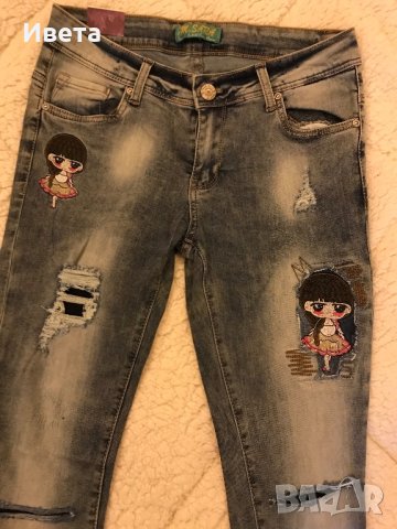 Дамски дънки, снимка 2 - Дънки - 43313854