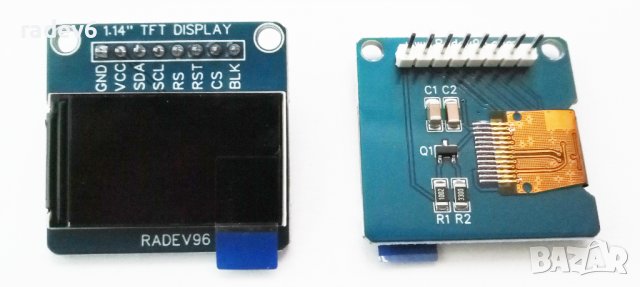 1.14" TFT дисплей, 135x240 px, ST7889V // Arduino / Ардуино