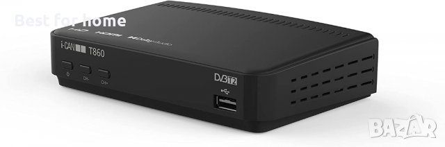 Decoder I-CAN T860 Цифров наземен HD DVB T2 TV приемник, снимка 1 - Друга електроника - 39920715