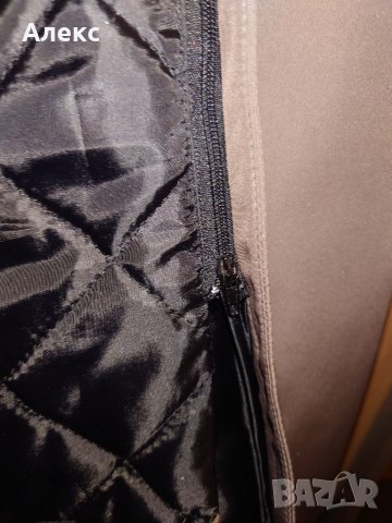 Сиво мъжко палто 4XL с махаща се подплата, снимка 3 - Палта - 39036786