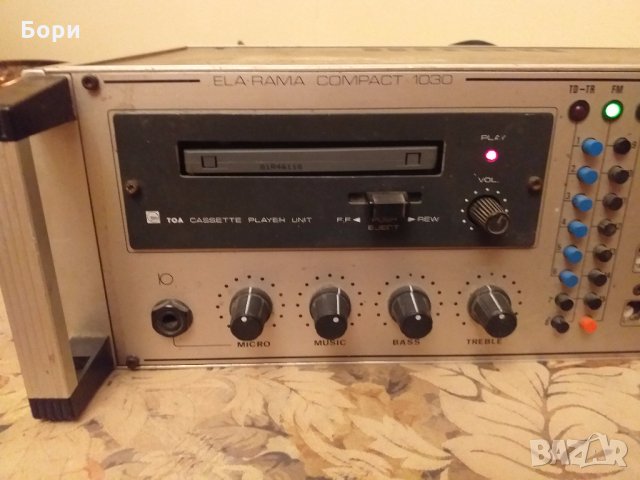 Усилвател,дек,тунер ELA RAMA COMPACT 1030, снимка 2 - Ресийвъри, усилватели, смесителни пултове - 27616923