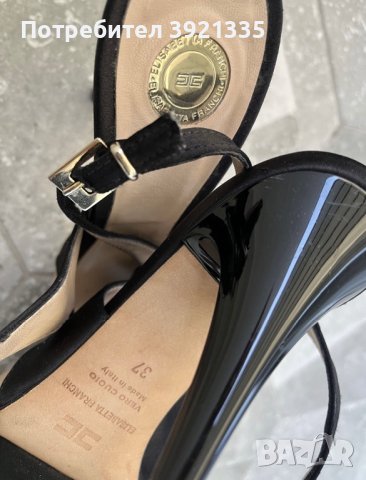 Кожен колан Elisabetta Franchi + подарък ОБУВКИ, снимка 11 - Колани - 43377947