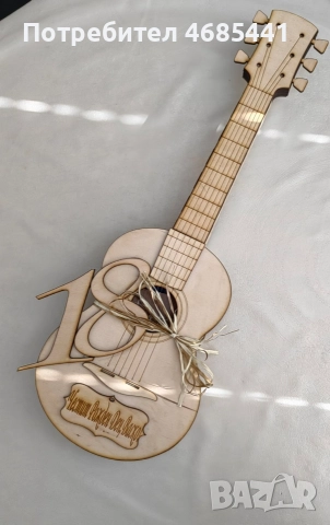 Подаръчна китара, снимка 3 - Декорация за дома - 52822428