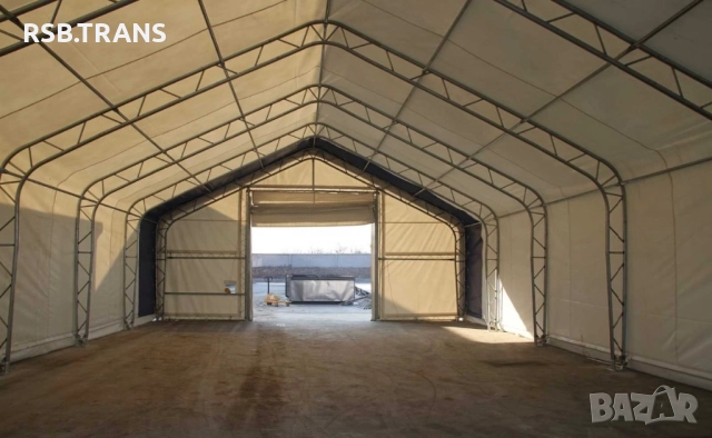 Хале Заслон Гараж склад хангар постройка палатка, снимка 5 - Индустриална техника - 51980678