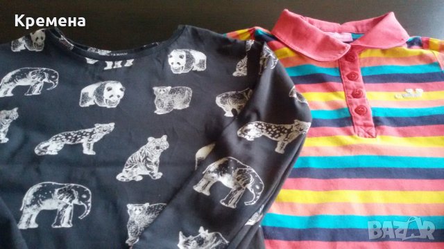 летни блузки за момиче- къс и дълъг ръкав - 4лв, потничета, снимка 12 - Детски тениски и потници - 28547353