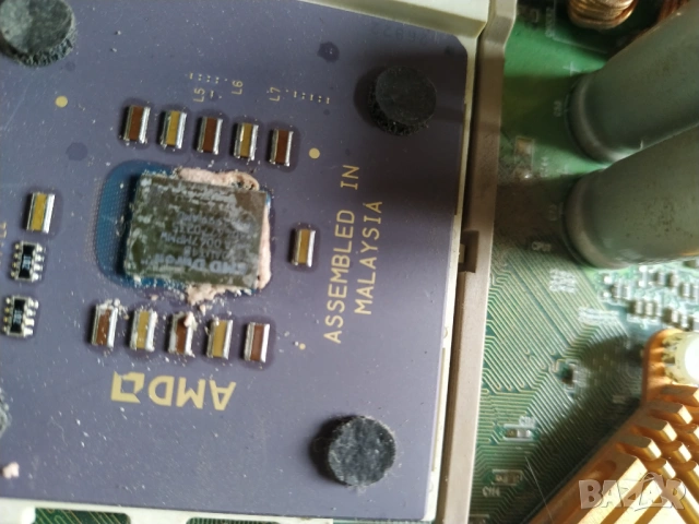 Ретро Компютърна платка MSI с процесор AMD Duron, снимка 2 - Дънни платки - 53459439