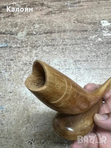 Дървена пластика златната рибка, снимка 3 - Други - 50529861