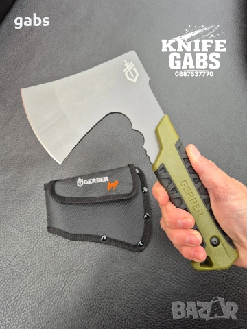 Къмпинг брадва GERBER Bear Grylls с калъф, снимка 12 - Ножове - 53298346