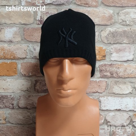 Нова зимна шапка New York (Ню Йорк) с черно лого, снимка 2 - Шапки - 43270882