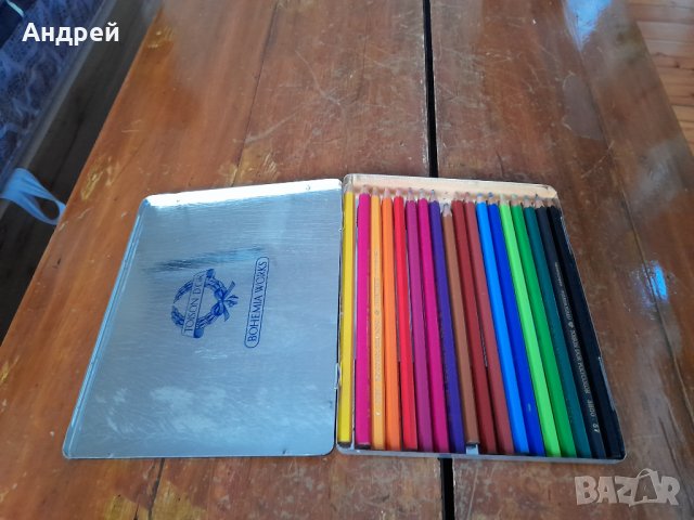 Стари Цветни моливи Toison Dor,Bohemia works #2, снимка 2 - Други ценни предмети - 43184997