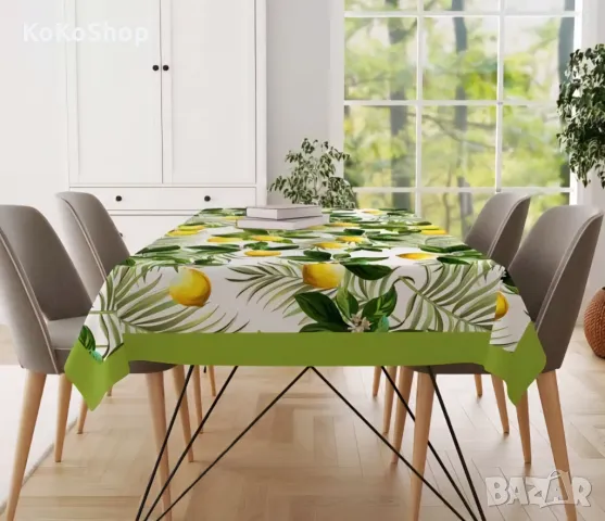 Покривка с лимони-три размера/покривка, снимка 2 - Покривки за маси - 50327268