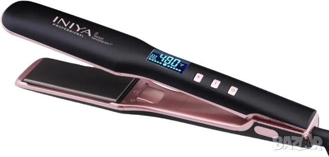Професионална преса за коса Iniya Titanium Professional с титаниеви плочи, 250°C, снимка 7 - Преси за коса - 52469765