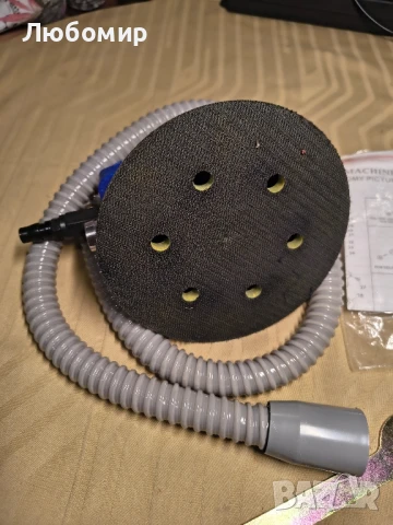 Пневматичен орбитен шлайф, 120 мм, Модел 1, снимка 4 - Други инструменти - 50659018