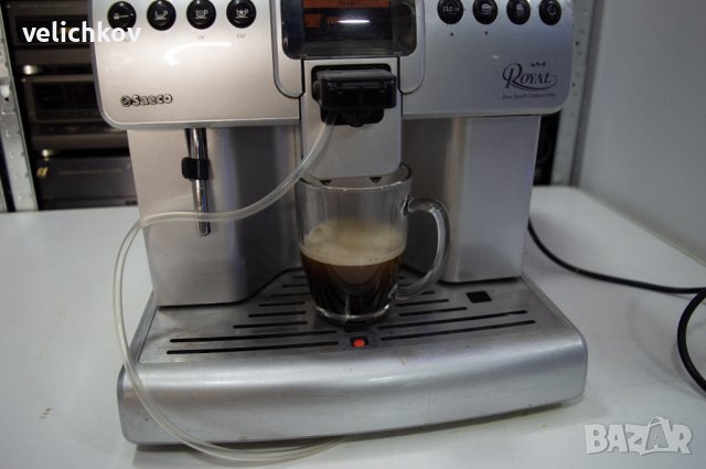 Кафеавтомат Saeco Royal , Устройство за пяна, Керамична мелачка, Авт. почистване, 1, снимка 4 - Кафемашини - 37000136