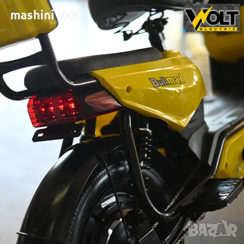 Двуместен електрически скутер велосипед с педали BULLMAX BUZZ 16" джанти, 750W, 12Ah, снимка 12 - Велосипеди - 47641685