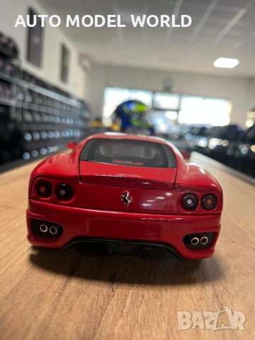 BBURAGO Mетална колекционерска количка модел FERRARI 360 MODENA 1:18, снимка 6 - Колекции - 52793756