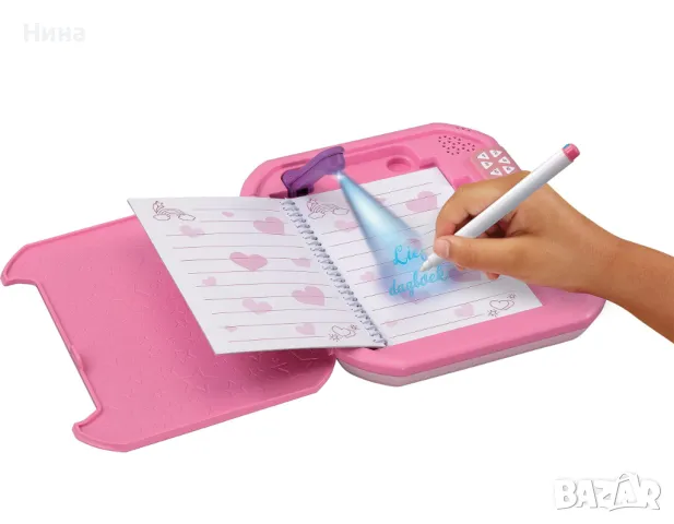 Интерактивна играчка- Таен Дневник VTech Kidisecrets Magic Glow 📖📒📝, снимка 6 - Рисуване и оцветяване - 49205539