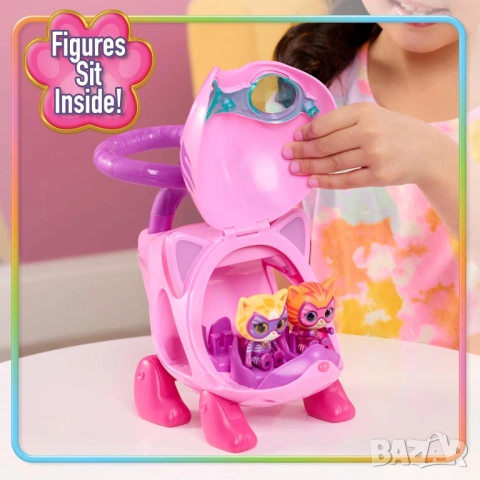 Комплект за игра Disney Junior Super Kitties, фигурки котки и самолет/ Супер котета, снимка 5 - Фигурки - 53602037