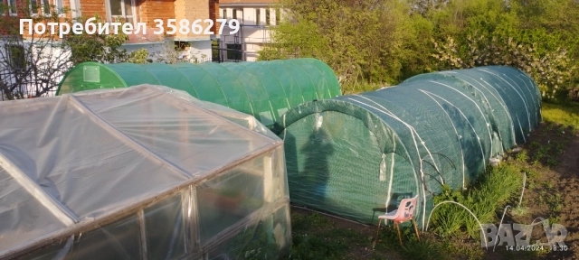 продавам 3 оранжерии 80 кв.м.