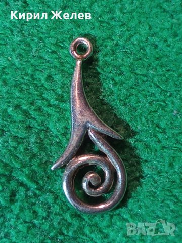 КРАСИВ СТИЛИЗИРАН ФИН СРЕБЪРЕН АРТ МЕДАЛЬОН СРЕБРО 925 ПРОБА 25162