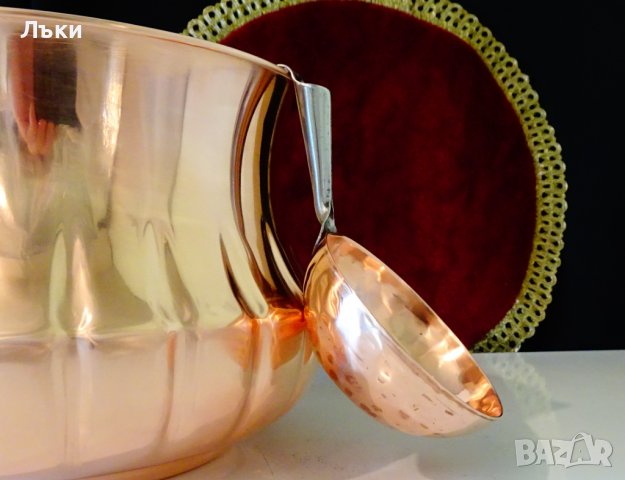 Меден черпак ръчно кован. , снимка 5 - Антикварни и старинни предмети - 36914776