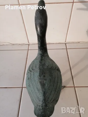 Стара бронзова патица , снимка 7 - Антикварни и старинни предмети - 47813418