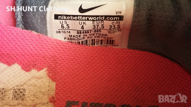 NIKE Womens FS Lite RUN 2 Размер EUR 37,5 / UK4 дамски маратонки 202-12-S, снимка 17 - Маратонки - 53047231