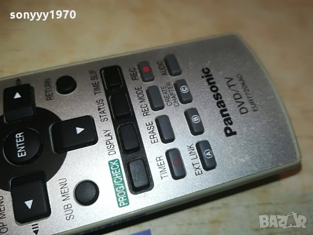 panasonic eur7720kao dvd/tv-hdd/dvd recorder remote, снимка 12 - Дистанционни - 28856553