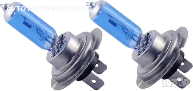 Халогенни крушки с Ксенон ефект 12V, H7, 55W - 2 брoя., снимка 4 - Аксесоари и консумативи - 49911578