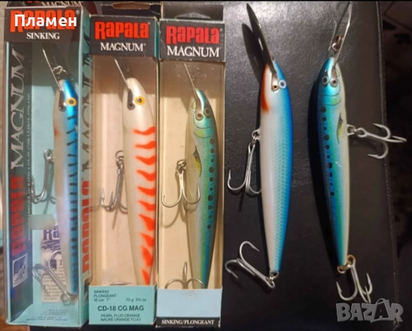 Воблер Rapala Countdown Magnum Finland/Ireland/Estonia 7/9/11/18 сом тролинг щука, снимка 6 - Стръв и захранки - 52901392