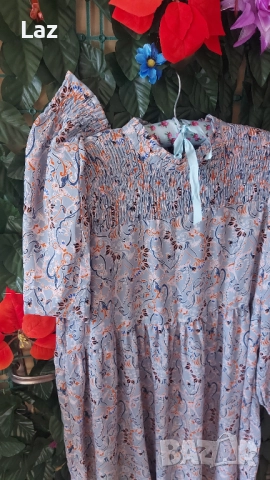 дизайнерска дамска рокля с дълъг ръкав, снимка 3 - Рокли - 52352823