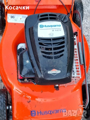 Бензинова самоходна косачка Хускварна 4 к.с, снимка 3 - Градинска техника - 50888321