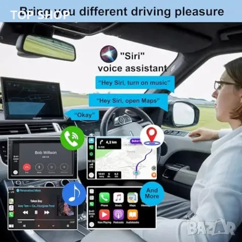 Нов Бърз и Стабилен Безжичен CarPlay Адаптер за iPhone и Автомобили, снимка 6 - Друга електроника - 49509560