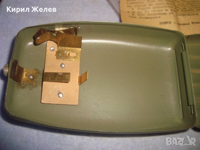 СВЕТЛИНА - СТАРО СИГНАЛНО МЕТАЛНО РЯДКО РЕТРО БГ - ФЕНЕРЧЕ ВОЕННО с УПЪТВАНЕ ИНСТРУКЦИЯ 32180, снимка 9 - Антикварни и старинни предмети - 38276929