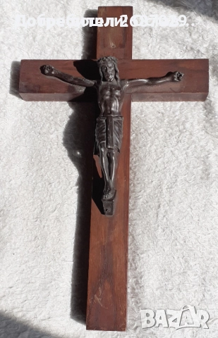 60, 50, 20, 19 см, Голямо Старо разпятие, кръст Исус, разпятия, кръстове, религия, снимка 8 - Пана - 36468962