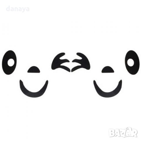 2265 Забавен стикер за кола намигващо човече, комплект от 2 броя, снимка 2 - Аксесоари и консумативи - 33273809