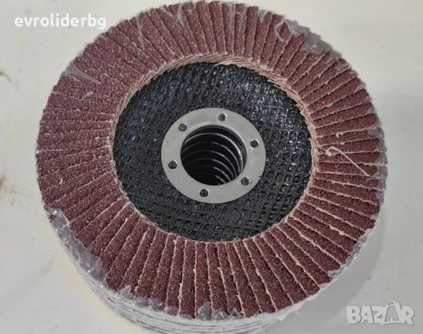 ТОП ЦЕНИ!!! ПРОФИ ЛАМЕЛНИ/ФЛАП ДИСКОВЕ RICO 10БРОЯ КОМПЛЕКТ С РАЗЛИЧНИ ШКУРКИ - Ф115ММ И Ф125ММ., снимка 8 - Други инструменти - 49267639