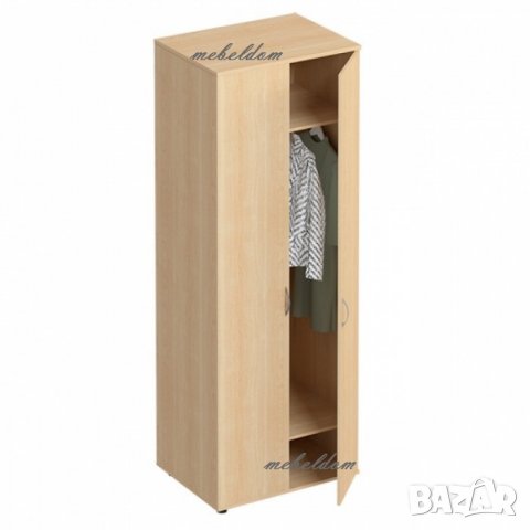 Гардероб двукрилен за дом или офис(код-7525), снимка 2 - Гардероби - 28421931