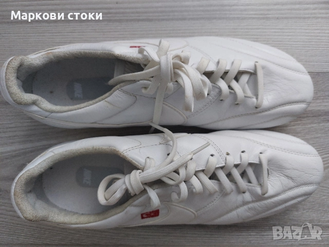 Nike бутонки №42 – естествена кожа, носени веднъж, с турско знаме, снимка 3 - Спортни обувки - 51868400