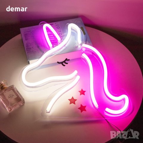 Rosnek Декоративен LED неонов знак, USB захранван, снимка 2 - Декорация за дома - 43145182