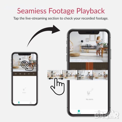 YI Smart Home Camera 3,AI-захранвана 1080p система за охранителна камера IP камера с разпознаване на, снимка 3 - Камери - 43329548