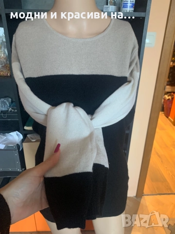 Дамски кашмирен пуловер Villao, размер М/L, снимка 2 - Блузи с дълъг ръкав и пуловери - 52677815