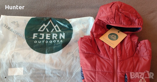 Чисто Ново Преходно яке FJERN Skydda Insulated Jacket (Rust/Navy), снимка 3 - Спортни дрехи, екипи - 53040542