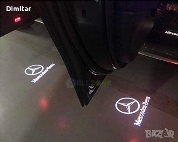 LED Лого проектор за врата Mercedes, снимка 4 - Аксесоари и консумативи - 43850451